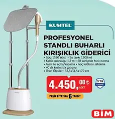 KUMTEL PROFESYONEL STANDLI BUHARLI KIRIŞIKLIK GİDERİCİ